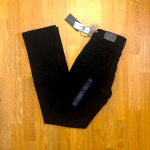 NYDJ straight black slimming fit jeans size four